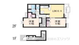 リア　フォレスト　サガラ間取り図面