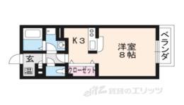 エバーグリーンコート山中Ｂ棟間取り図面