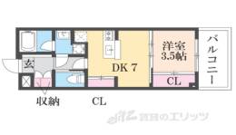 アーバネックス東山三条間取り図面