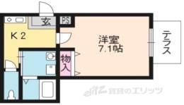 クリスタルコート間取り図面