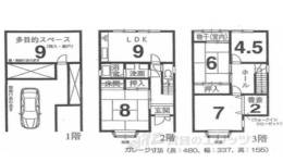 貸家間取り図面