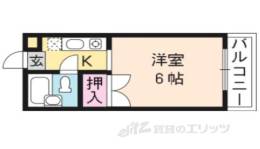 衣笠コーポ梛間取り図面