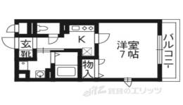 コスミオン長岡京間取り図面