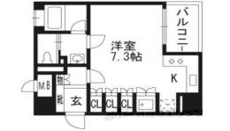 リーガル京都四条烏丸間取り図面