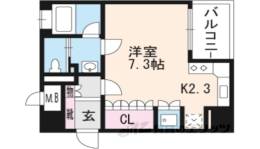 リーガル京都四条烏丸間取り図面