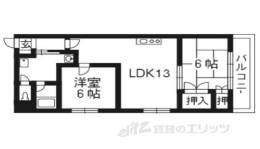 シャルマン北山堀川ハイツ間取り図面