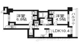 イーグルコート聖護院間取り図面