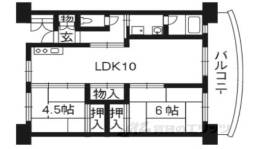 向島団地６街区－１棟間取り図面