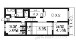 ユニライフ新田辺５１３号室間取り図面