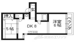 コーポ墨染間取り図面