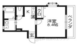 マーブル北白川間取り図面