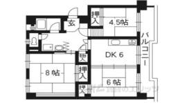 東大路高野第３住宅24棟間取り図面