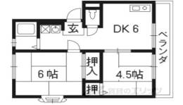 リバーサイド松室Ａ棟間取り図面