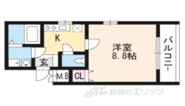 チコーベルメゾン東山間取り図面