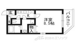 チコーベルメゾン東山間取り図面