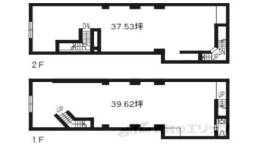 平野町テナント間取り図面