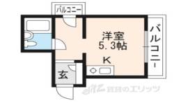 朝日プラザ深草613間取り図面