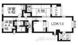 ティアラ大津間取り図面