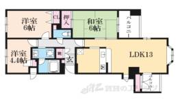 ティアラ大津間取り図面