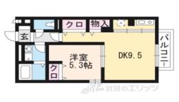 セジュールHIGASHIURA間取り図面