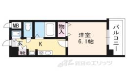 スワンズ京都二条城北403間取り図面