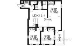 グリーンヒル下鴨本通間取り図面