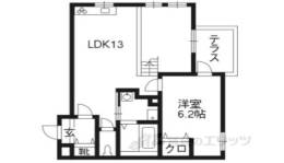 グリーンヒル下鴨本通間取り図面