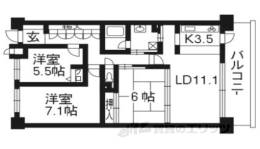 コスモ烏丸御池グレイスフォルム間取り図面