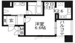 リーガル京都四条烏丸間取り図面