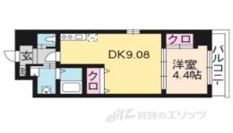 ビクトワール西大路御池間取り図面