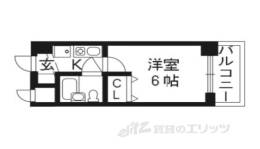 エスリード京都河原町第2間取り図面