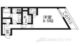 ブランネージュ銀閣寺道間取り図面