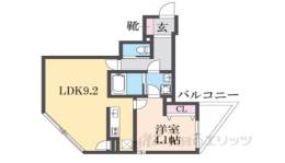 ブランネージュ銀閣寺道間取り図面
