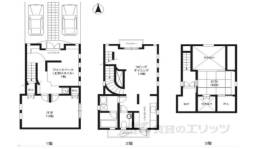 紫竹東高縄町13-2店舗付き住宅間取り図面