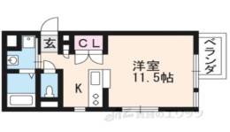 ネオガーランド御所南間取り図面