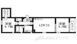 ブローニュ府庁前間取り図面