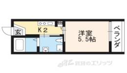 七条西大路メゾン間取り図面