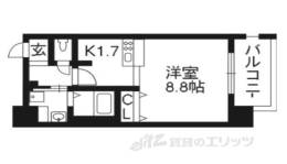 プレサンス京都三条大橋雅殿間取り図面