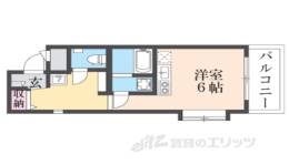 ＤＥＴＯＭ－１京大前２間取り図面