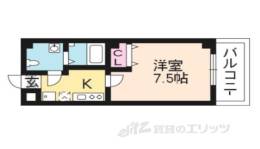 フラッティ円町北間取り図面