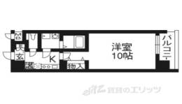 インベスト京都堀川408間取り図面