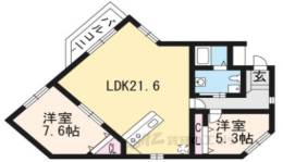 PARK HILLS OYAKE VILLA 4間取り図面