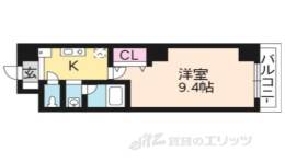 フジテラス東山三条間取り図面