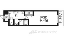 フジテラス東山三条間取り図面