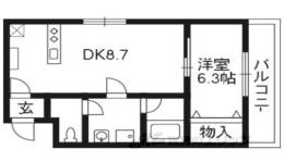 シャルレ１２番館間取り図面
