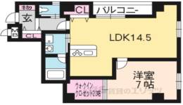 Ｌａ　ｍｏｄａ麩屋町間取り図面
