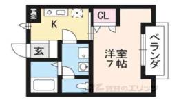 ラフィネ車道間取り図面