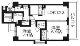 Ｄｅ’ｌｅａｄ堀川東間取り図面