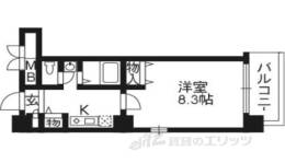 アスヴェル京都市役所前間取り図面