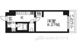 フラット　オク　ａ間取り図面